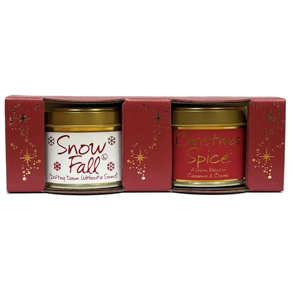 Lily-Flame Christmas 2 Mini Tin Candle Gift Set Extra Image 1